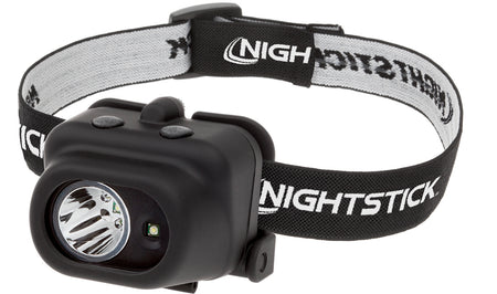 Nightstick NSP4608B Dual-Light Multi-Function Headlamp Black 80-220 Lumens White LED
