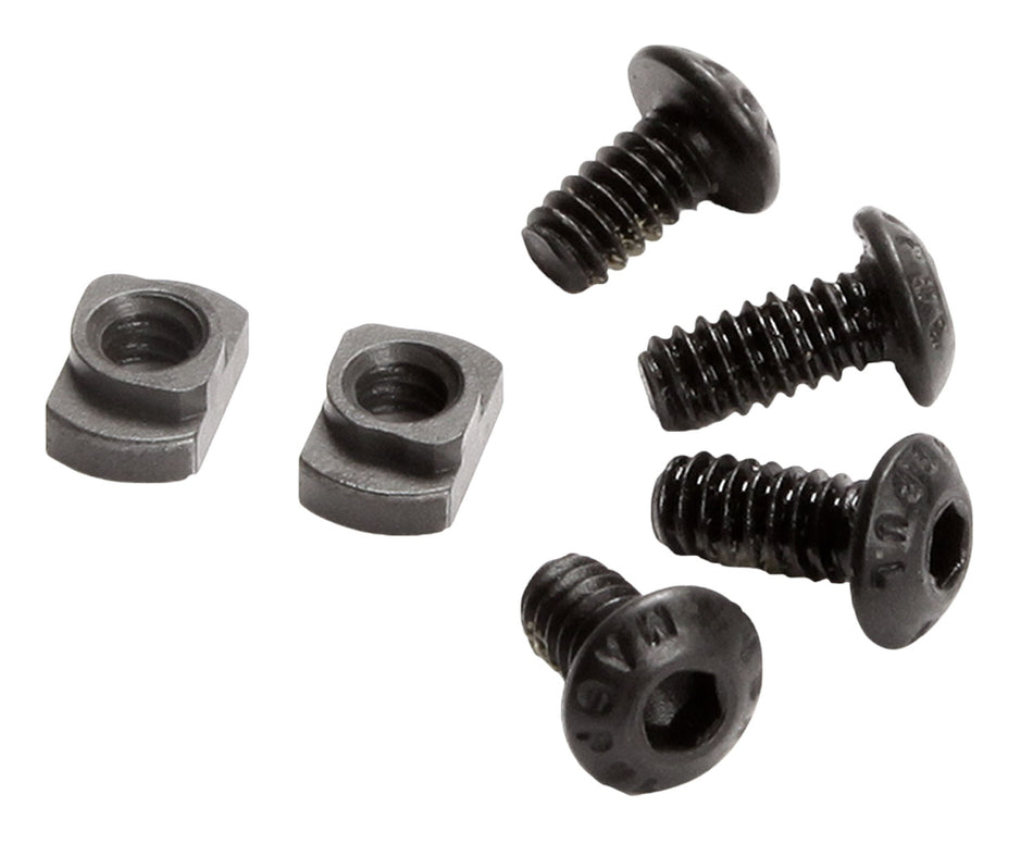 Magpul MAG615-BLK M-LOK T-Nut Replacement Hardware Set Chromoly Steel Black Manganese Phosphate