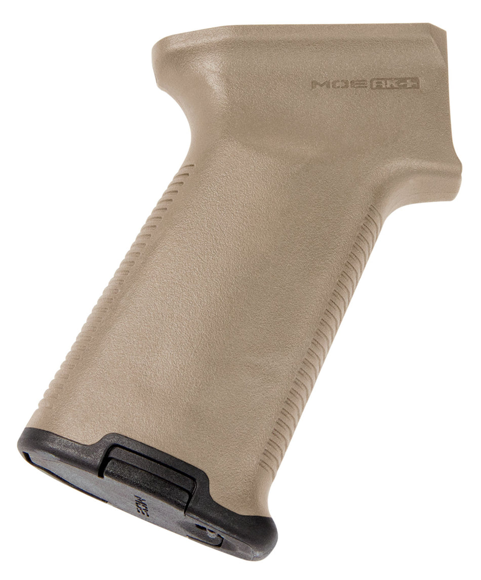 Magpul MAG537-FDE MOE+ AK Grip Flat Dark Earth Polymer with Rubber Overmolding for AK-47, AK-74