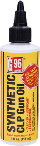 G96 Synthetic CLP Gun Oil 4 oz Bottle Case of 12
