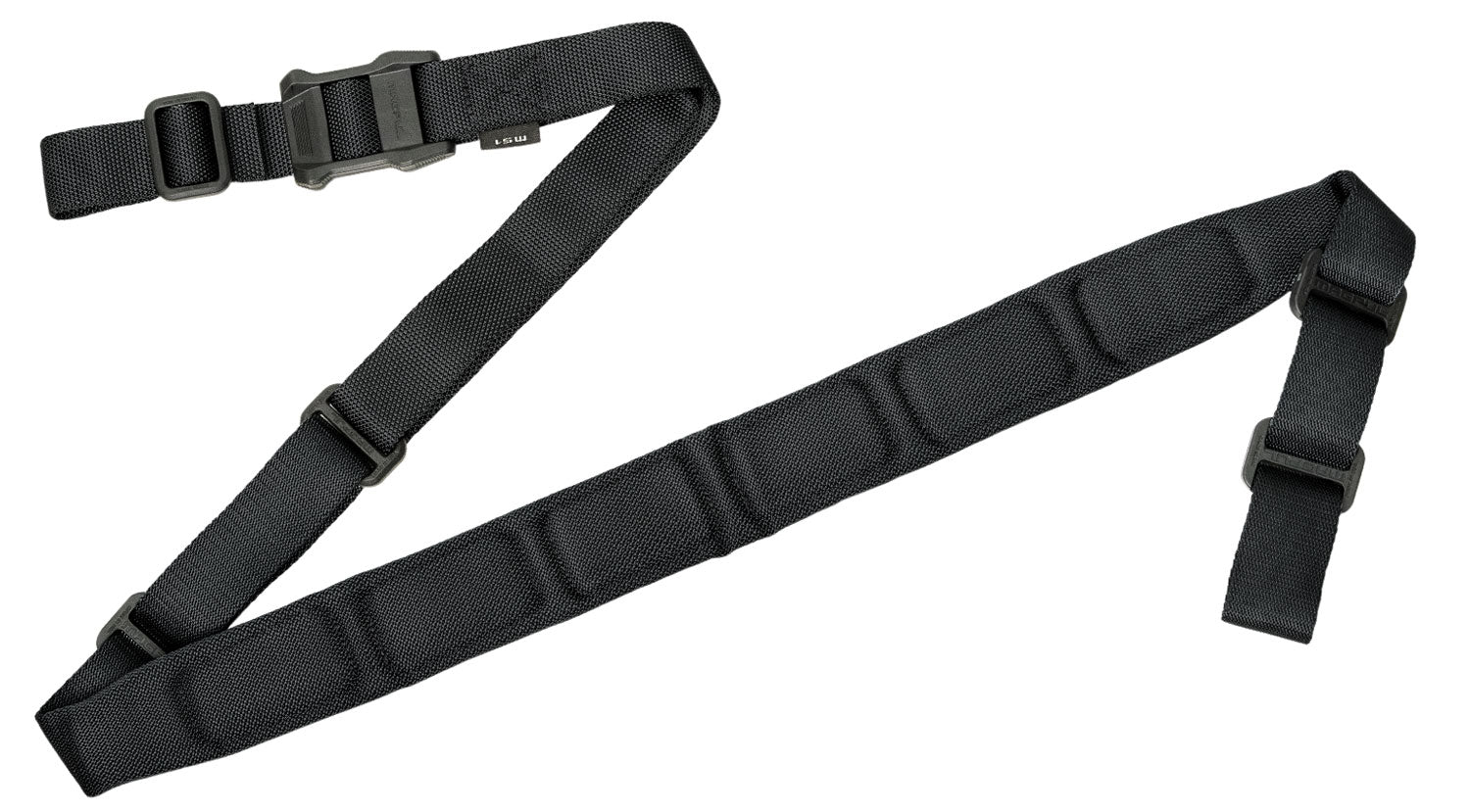 Magpul MAG545BLK MS1 Padded Sling Black Nylon 48"-60" OAL Two-Point Rifle