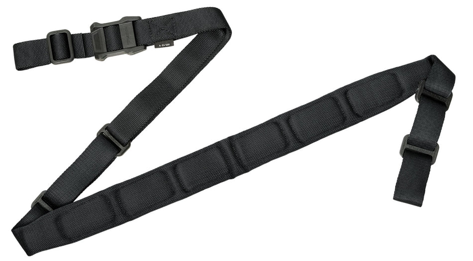 Magpul MAG545BLK MS1 Padded Sling Black Nylon 48"-60" OAL Two-Point Rifle