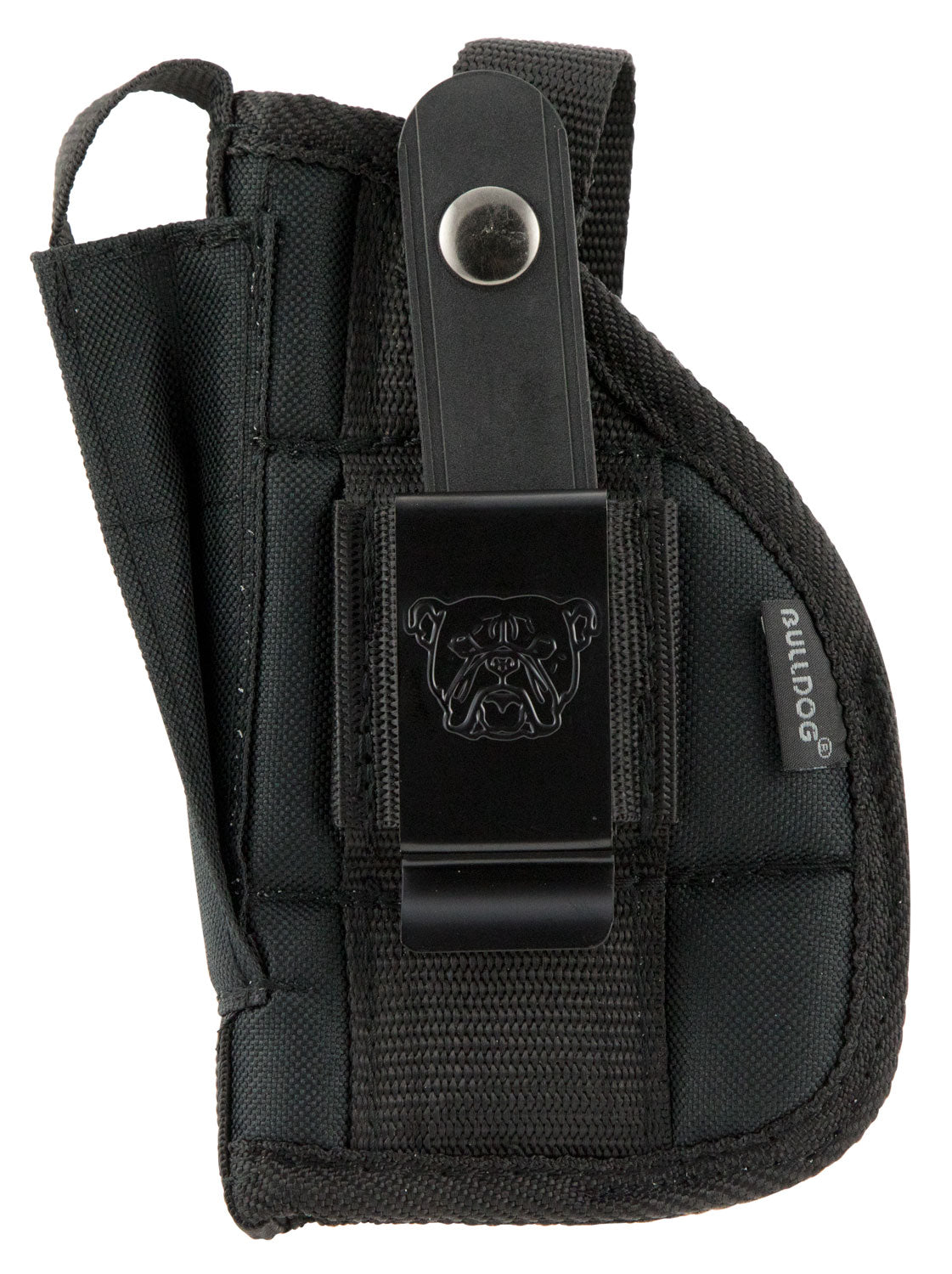 Bulldog Extreme Belt Holster Black Nylon Belt Loop/Clip Fits Ruger LC9 Compact Autos 2.50-3.75" Barrel Ambidextrous