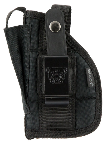 Bulldog Extreme Belt Holster Black Nylon Belt Loop/Clip Fits Ruger LC9 Compact Autos 2.50-3.75" Barrel Ambidextrous