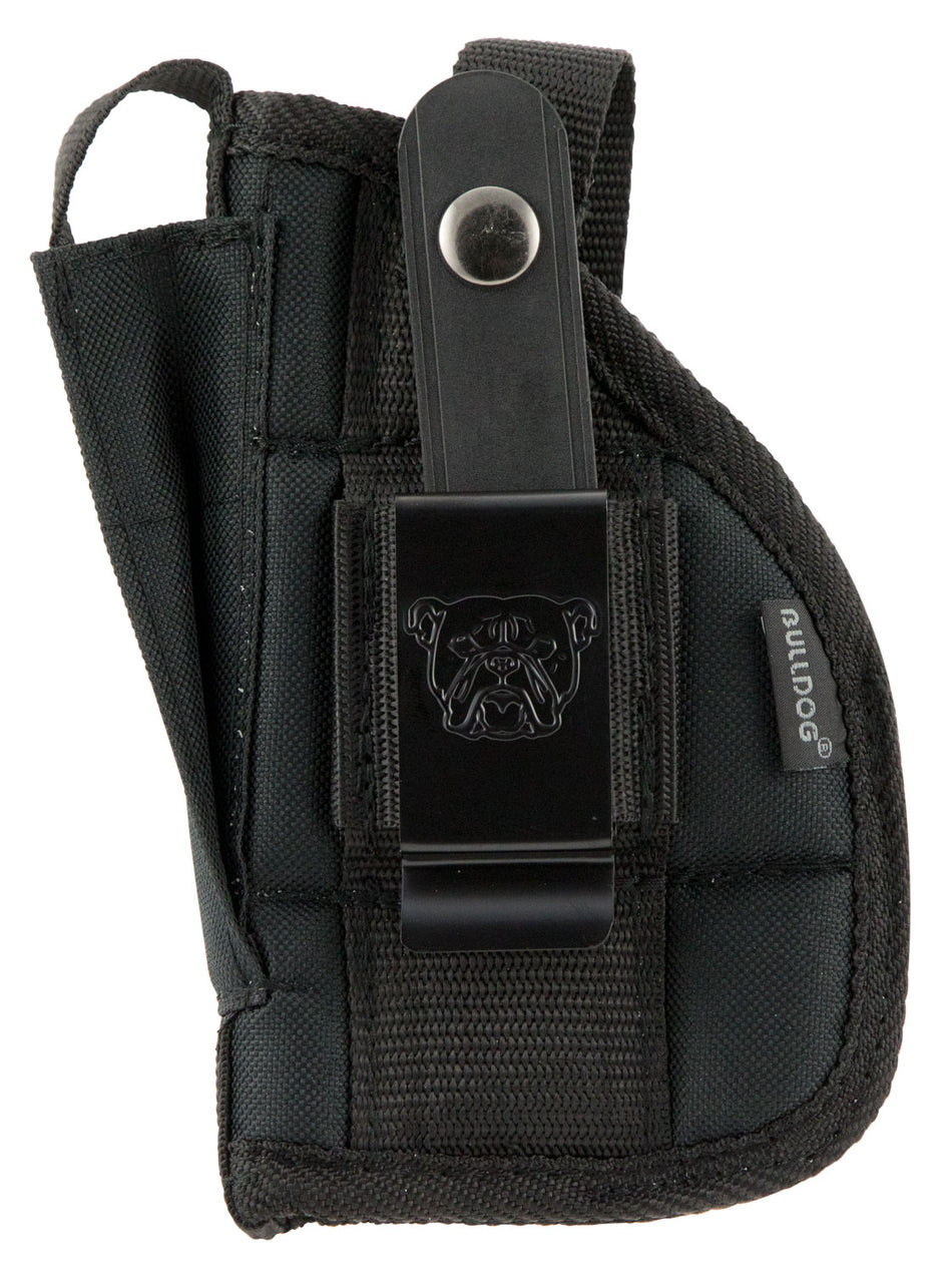 Bulldog Extreme Belt Holster Black Nylon Belt Loop/Clip Fits Ruger LC9 Compact Autos 2.50-3.75" Barrel Ambidextrous