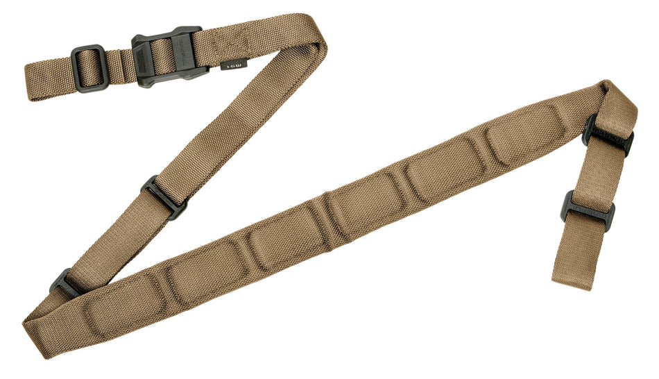 Magpul MAG545COY MS1 Padded Sling Coyote Tan Nylon 48"-60" OAL Two-Point Rifle