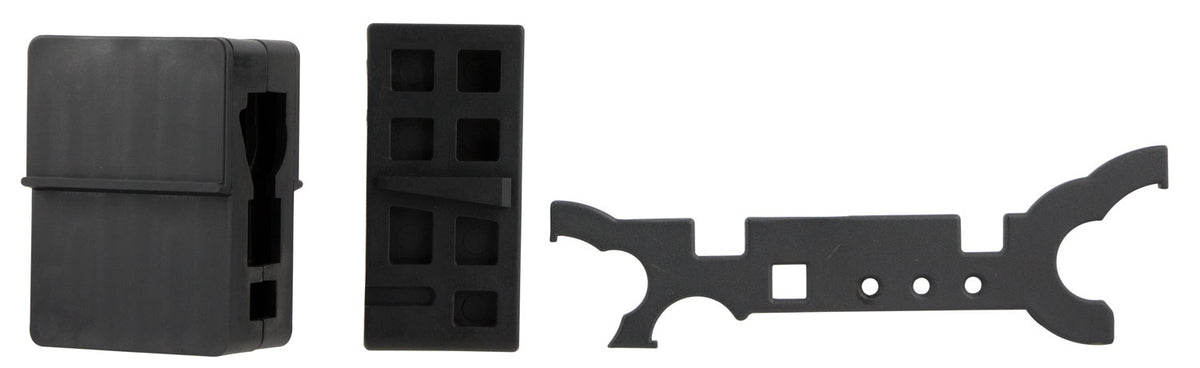 TacFire TLC1 AR-15 Armorer's Kit Black Steel with Vise Blocks and Armorer's Wrench 5.56x45mm NATO