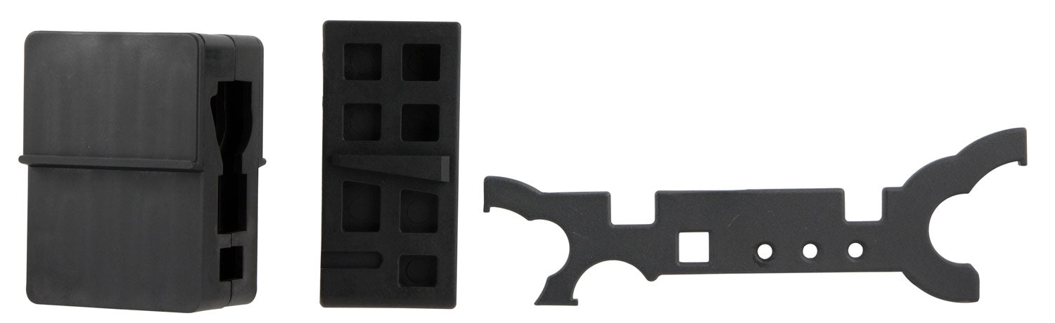 TacFire TLC1 AR-15 Armorer's Kit Black Steel with Vise Blocks and Armorer's Wrench 5.56x45mm NATO
