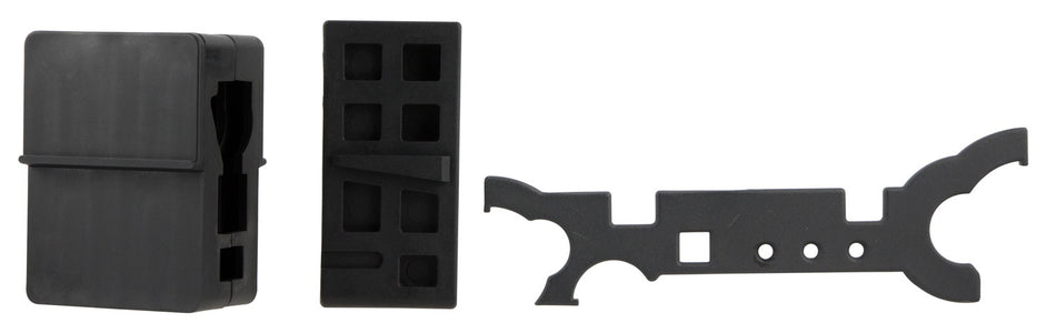 TacFire TLC1 AR-15 Armorer's Kit Black Steel with Vise Blocks and Armorer's Wrench 5.56x45mm NATO