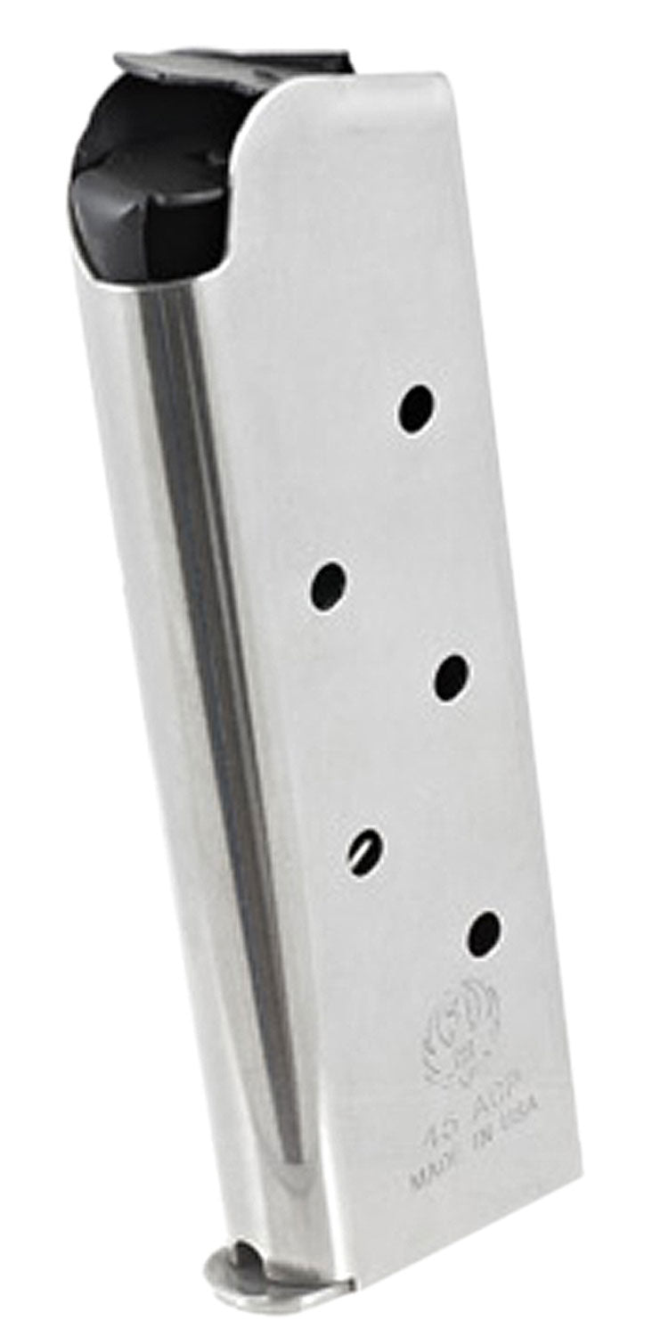 Ruger 90664 SR1911 Officer 7-Round 45 ACP Stainless Steel Handgun Magazine