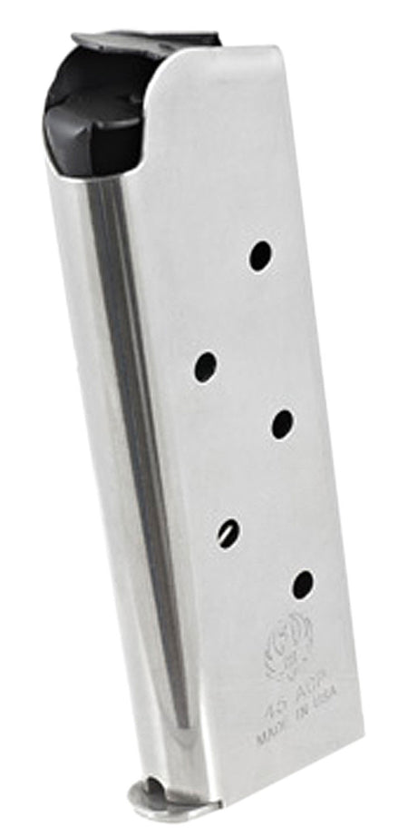 Ruger 90664 SR1911 Officer 7-Round 45 ACP Stainless Steel Handgun Magazine