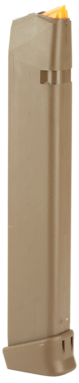 Glock 47463 G17/34 9mm Luger 33-Round FDE Polymer Magazine