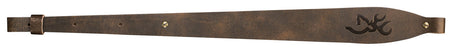 Browning Big Buckmark Brown Leather Adjustable Rifle Sling