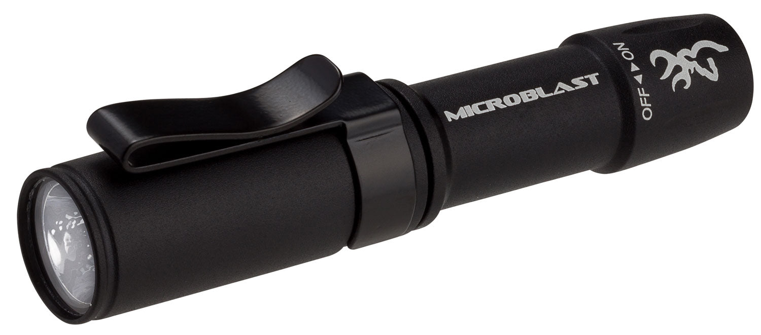 Browning 3712114 Microblast AAA Compact Flashlight Black 72 Lumens White Nichia LED