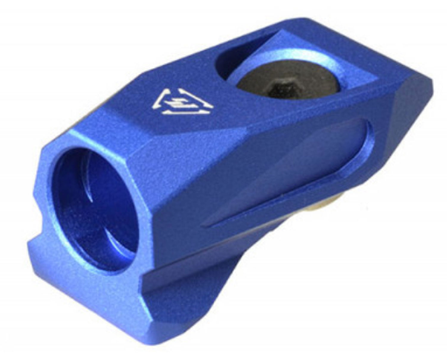 Strike Industries LINKAQDBLU Link Angled QD Sling Mount – Blue Aluminum, KeyMod & M-LOK Compatible