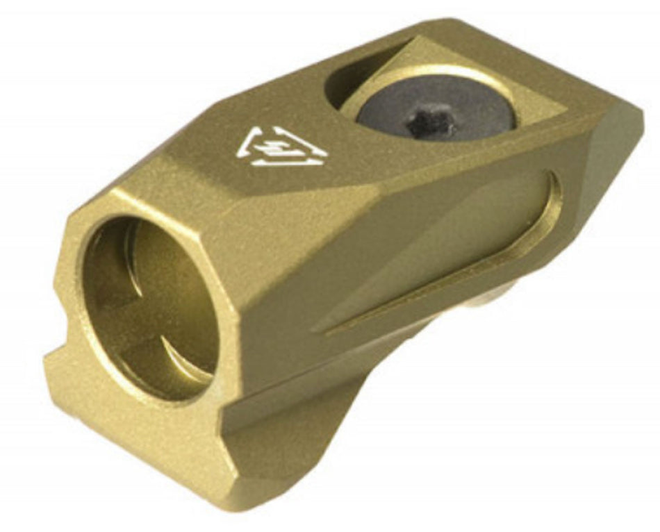 Strike Industries Link Angled QD Mount FDE Aluminum KeyMod M-Lok Compatible