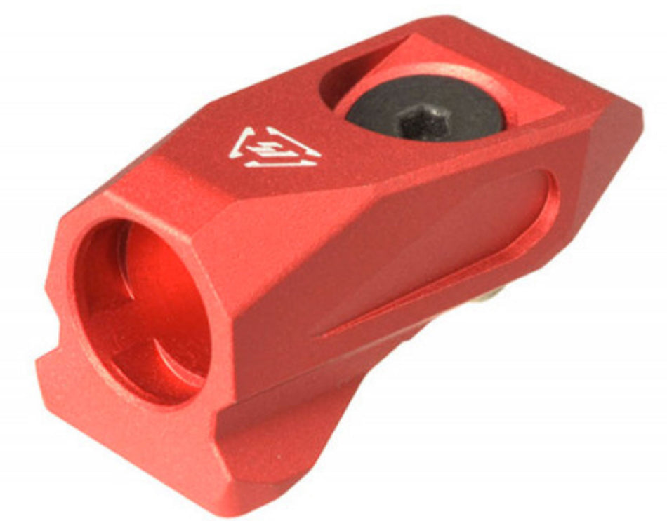 Strike Industries LINKAQDRED Link Angled QD Sling Mount Red Aluminum KeyMod M-LOK