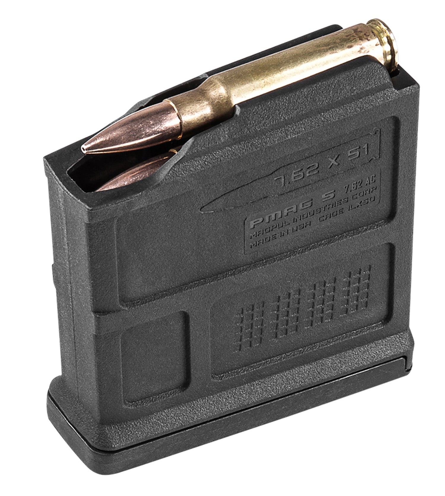 Magpul MAG549BLK PMAG AICS 5rd 308 Win/7.62x51mm NATO Short Bolt Action Rifle Magazine Black Polymer