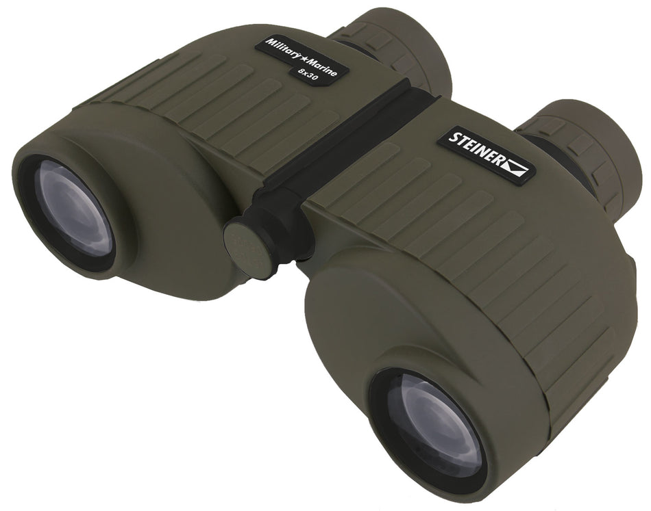 Steiner 2033 Military-Marine 8x30mm Porro Prism Sports-Auto Focus OD Green Makrolon Rubber Armor Binocular