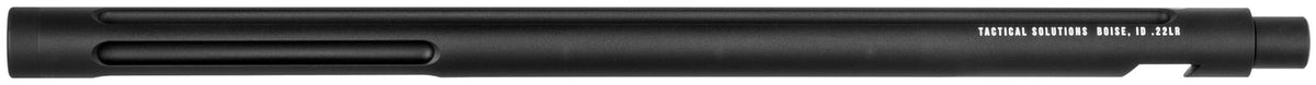 Tactical Solutions X-Ring Barrel 22 LR 16.50" Matte Black Aluminum Bull Fluted Threaded for Ruger 10/22