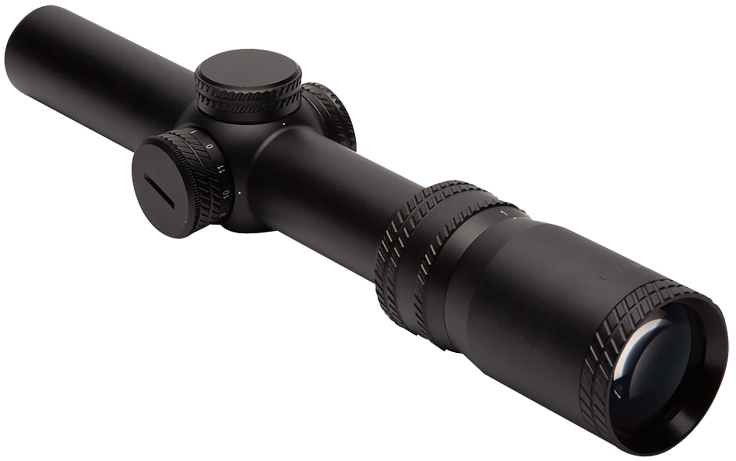 Sightmark SM13038CR1 Citadel Matte Black 1-6x24mm 30mm Tube Illuminated Red CR1 Reticle Riflescope