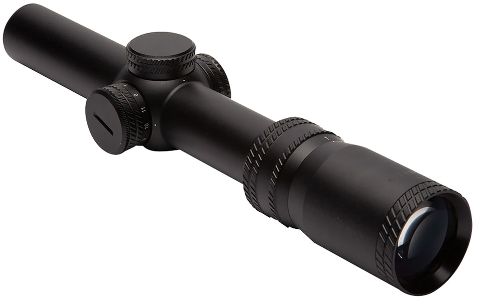 Sightmark SM13038CR1 Citadel Matte Black 1-6x24mm 30mm Tube Illuminated Red CR1 Reticle Riflescope