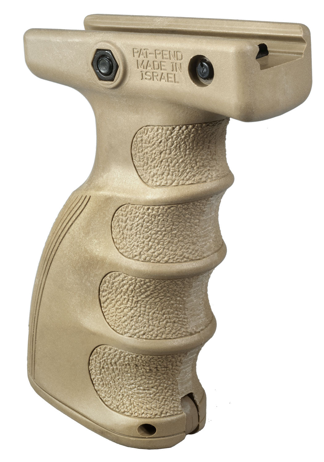 FAB Defense FXAG44ST AG-44S Quick Release Ergonomic Foregrip for Picatinny Rail Flat Dark Earth Polymer