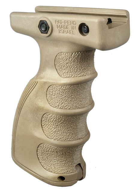 FAB Defense FXAG44ST AG-44S Quick Release Ergonomic Foregrip for Picatinny Rail Flat Dark Earth Polymer