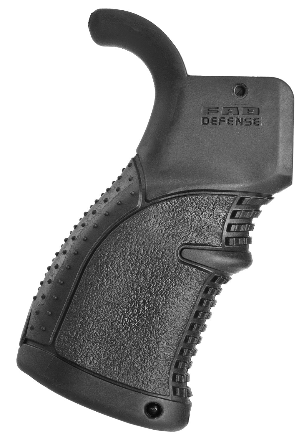 FAB Defense FXAGR43B AGR-43 Ergonomic Rubberized Pistol Grip for AR-15/M16/M4 Black Polymer