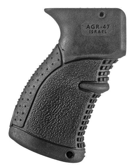 FAB Defense FXAGR47B AGR-47 Ergonomic Rubberized Pistol Grip for AK-47/74 AKS-74U Krinkov Black Polymer