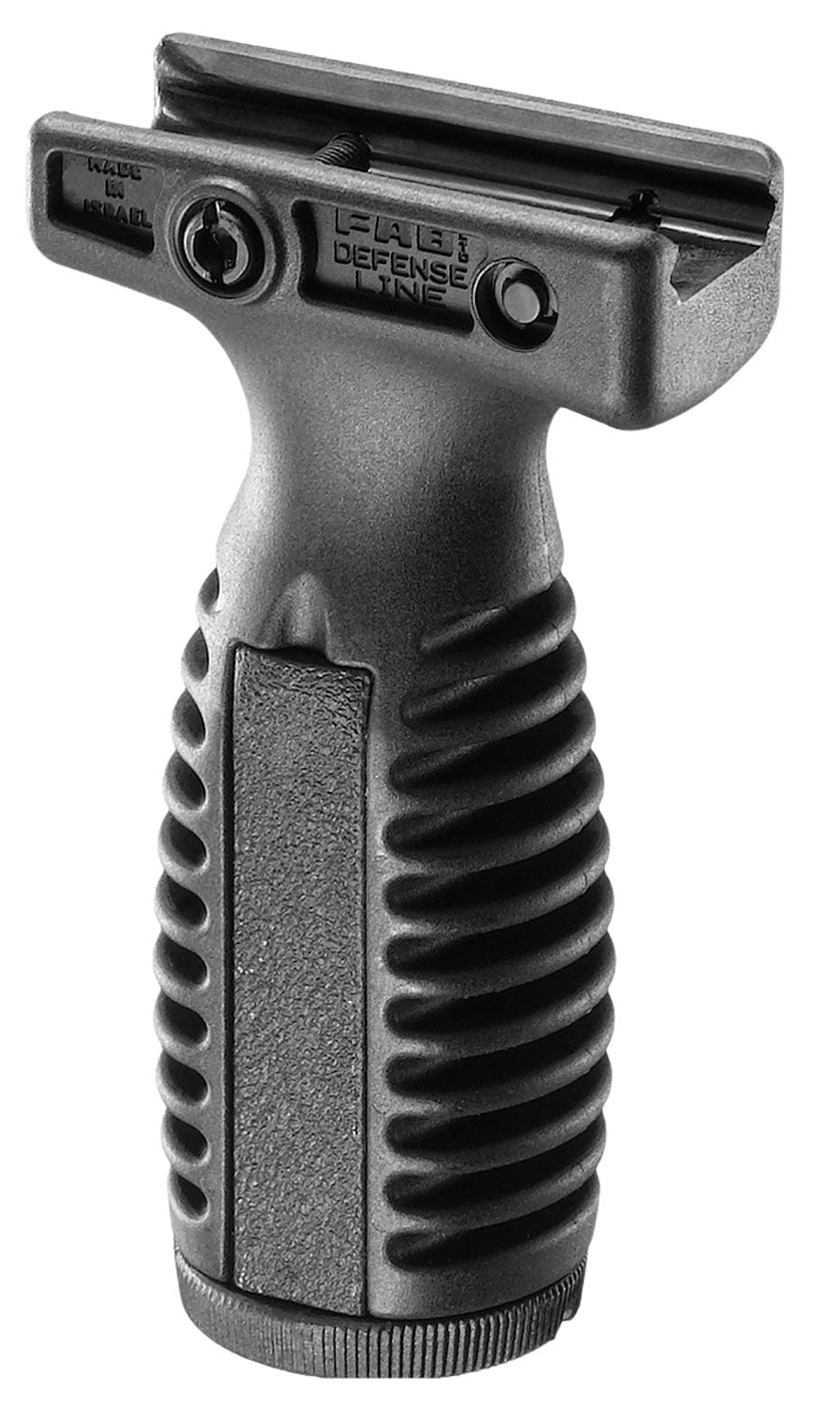 FAB Defense FXTAL4B TL-4 Tactical Vertical Foregrip Ventilated with Waterproof Anti-Rattle Storage Black Polymer