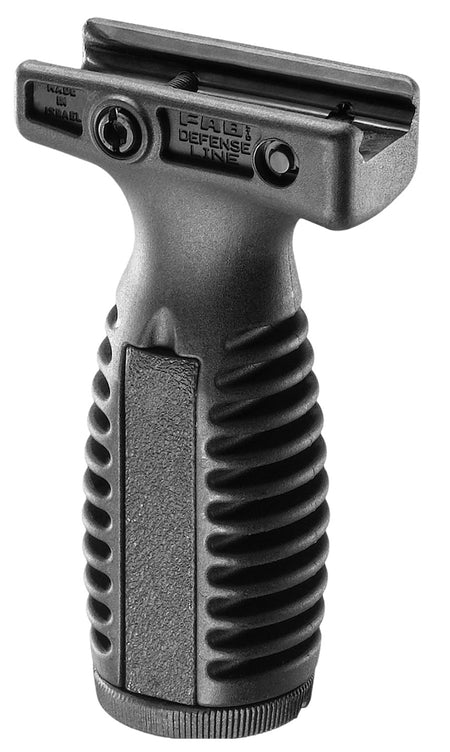 FAB Defense FXTAL4B TL-4 Tactical Vertical Foregrip Ventilated with Waterproof Anti-Rattle Storage Black Polymer