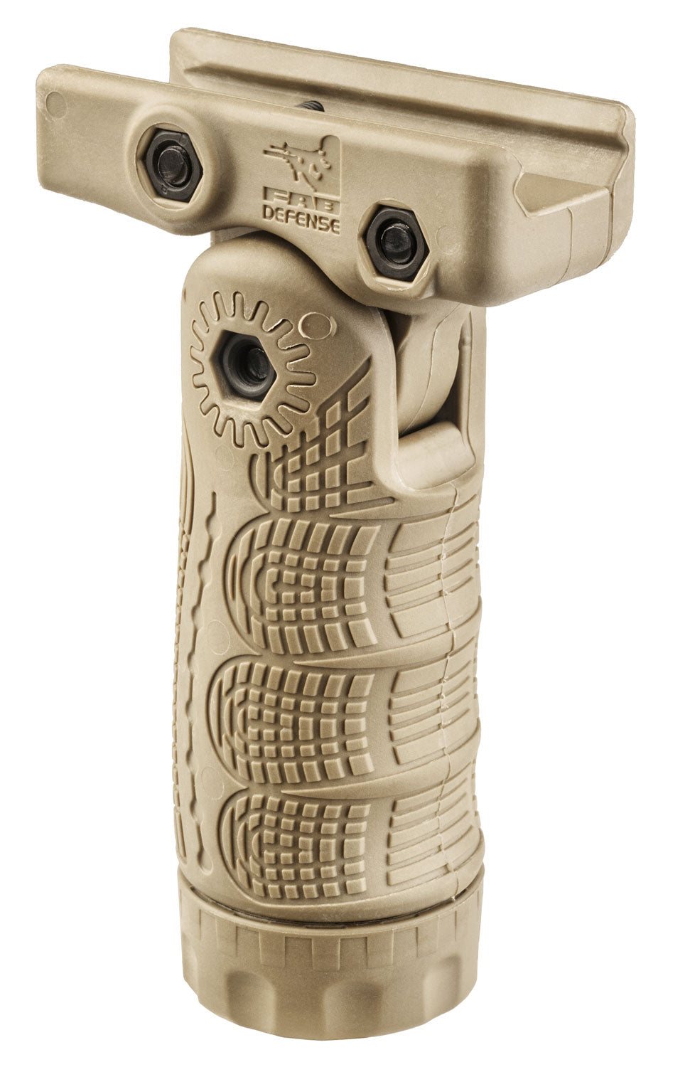 FAB Defense T-FL 7-Position Vertically Folding Foregrip Flat Dark Earth Fiberglass Polymer