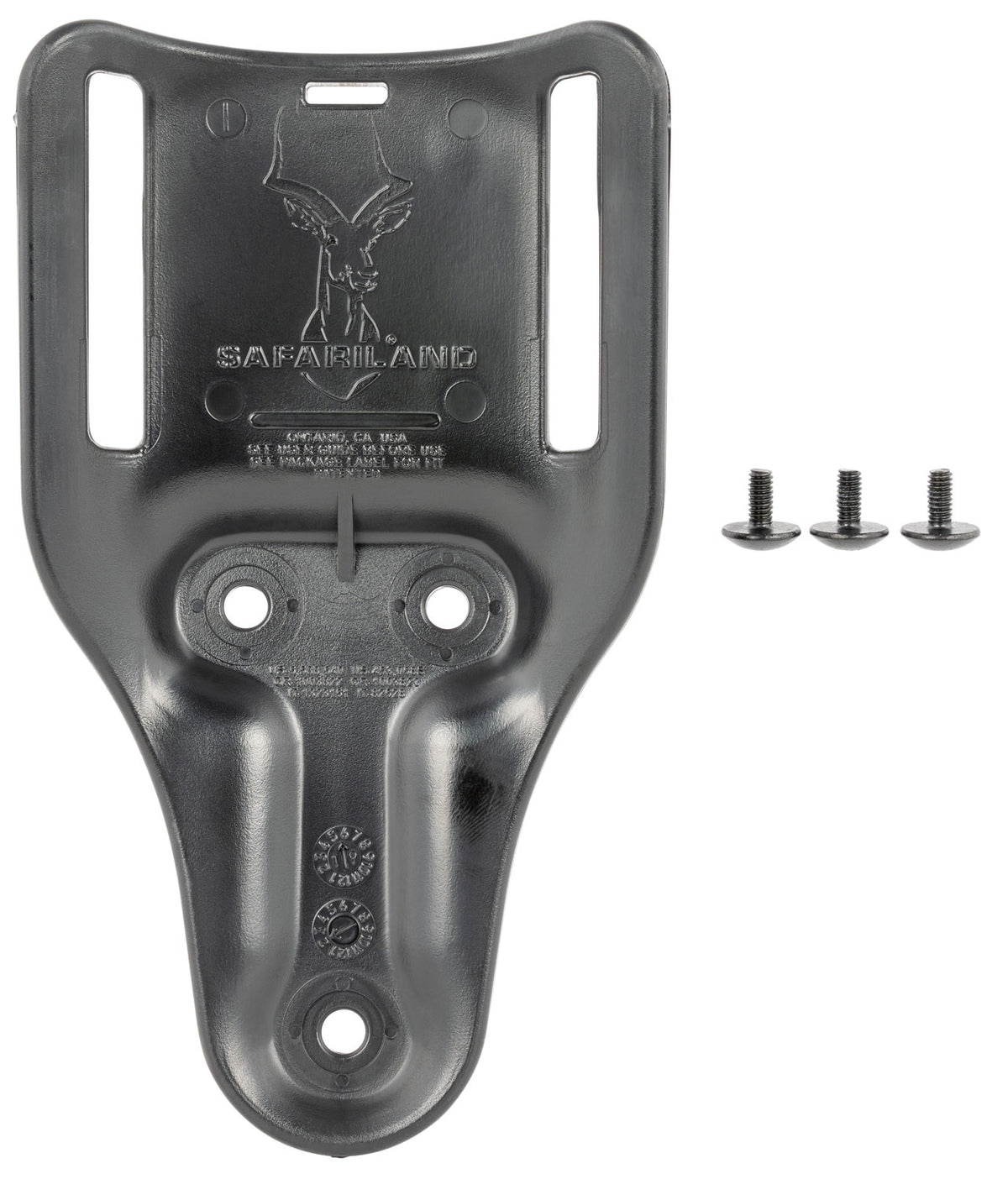 Safariland 6070UBL22 Mid-Ride Universal Belt Loop 2" Black Duty Belt Mount