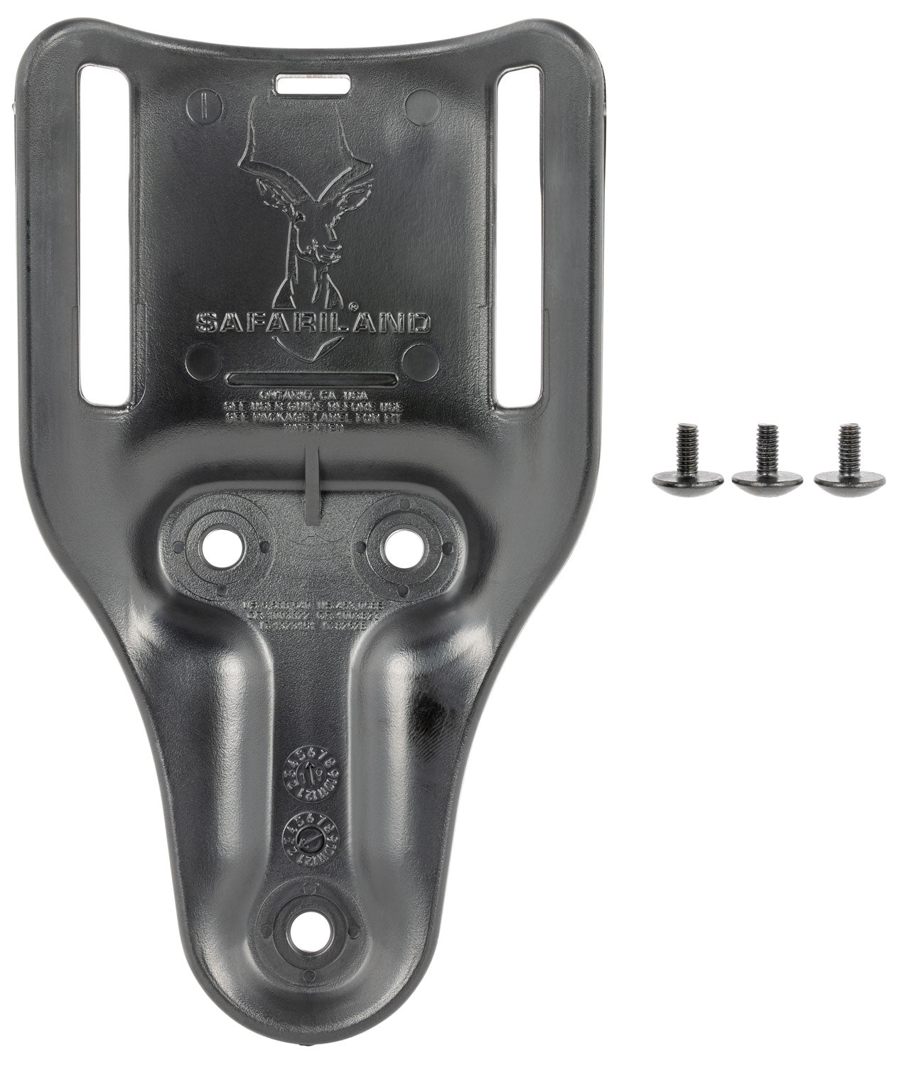 Safariland 6070UBL22 Mid-Ride Universal Belt Loop 2" Black Duty Belt Mount
