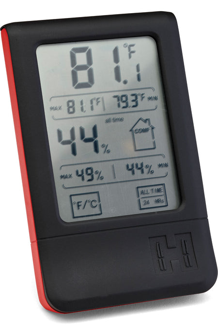 Hornady 95909 Digital Hygrometer Red AAA Battery Gun Safe Monitor