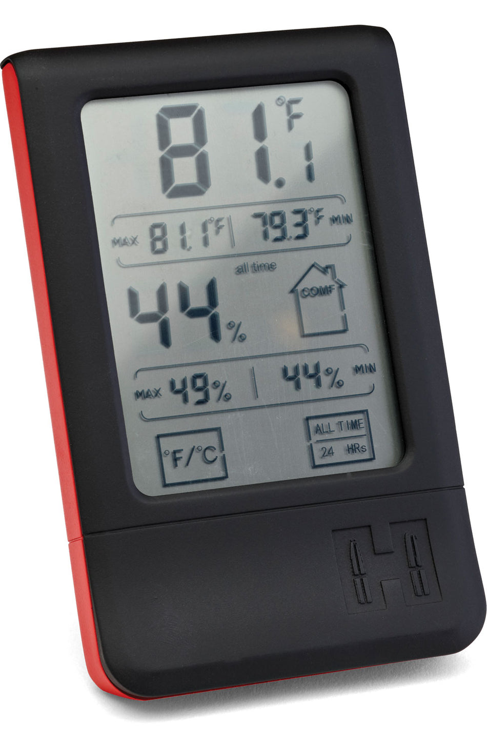 Hornady 95909 Digital Hygrometer Red AAA Battery Gun Safe Monitor