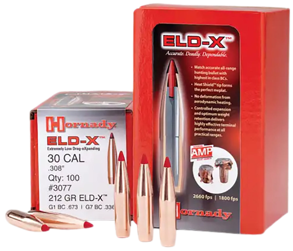 Hornady ELD-X .243 90gr All-Range Hunting Reloading Bullets 100 Per Box
