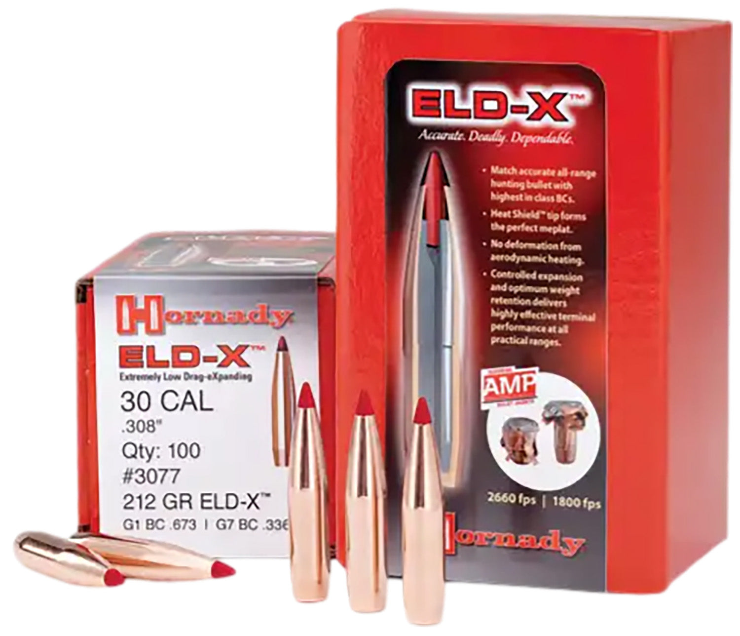 Hornady ELD-X .243 90gr All-Range Hunting Reloading Bullets 100 Per Box