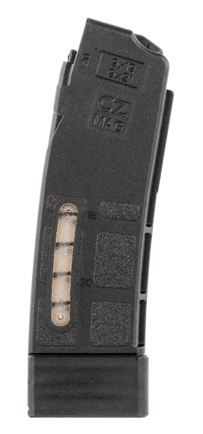 CZ-USA 11356 Scorpion 20-Round Magazine 9mm Luger Black Polymer
