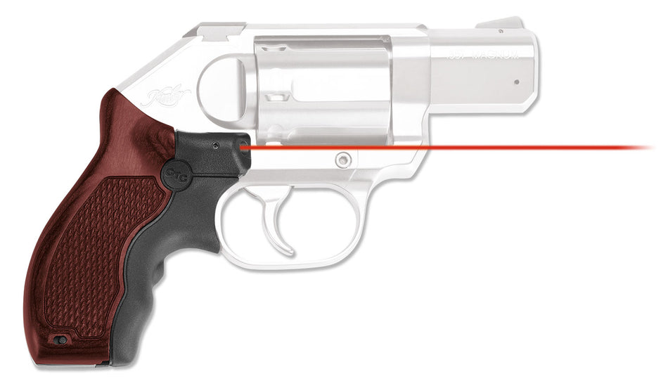 Crimson Trace 0196501 Master Series Lasergrips for Kimber K6S Revolver - Red Laser, Rosewood