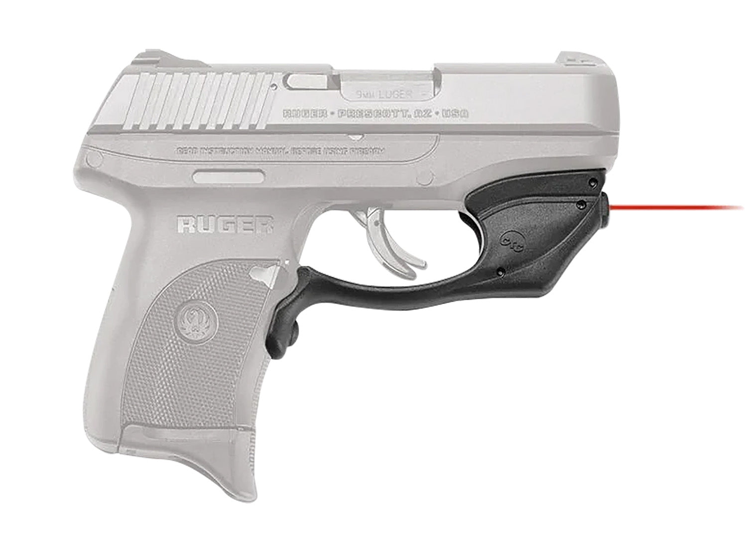 Crimson Trace 0178301 LG-416 Laserguard Red Laser for Ruger EC9S, LC9, LC9S, LC380