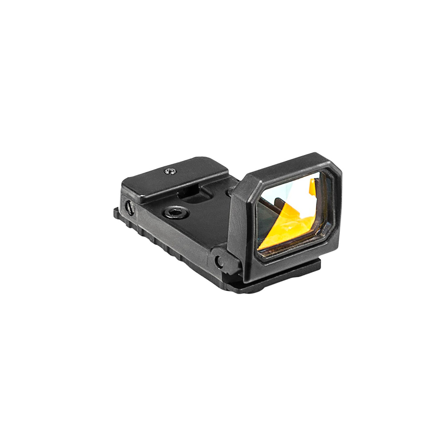 NcStar VDFLIPGLOM2 FlipDot M2 Folding Red Dot Reflex Sight Black Anodized 1x 3 MOA Glock MOS