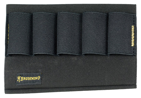 Browning 129051 Stock Option Elastic Nylon 5-Round Shotgun Buttstock Shell Holder