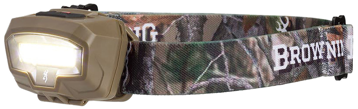 Browning 3713030 Night Gig Headlamp 26/485 Lumens Red/White Flat Dark Earth Multi-Mode