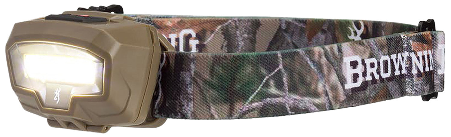 Browning 3713030 Night Gig Headlamp 26/485 Lumens Red/White Flat Dark Earth Multi-Mode