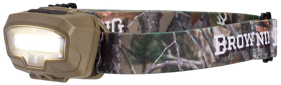 Browning 3713030 Night Gig Headlamp 26/485 Lumens Red/White Flat Dark Earth Multi-Mode
