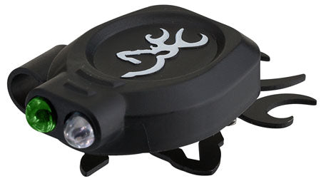 Browning 3716110 Buck Mark Cap Brim Clip Light 6/13 Lumens Green/White LED Black