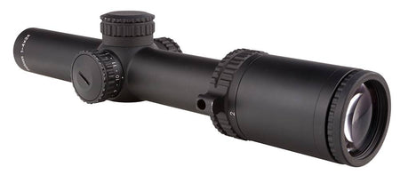 Trijicon AccuPower 1-4x24mm 30mm Tube Black Illuminated Green Segmented Circle Dot SFP Riflescope 1900007