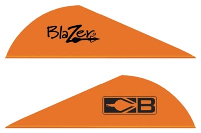Bohning Blazer 2in Solid Neon Orange Arrow Vanes 36-Pack